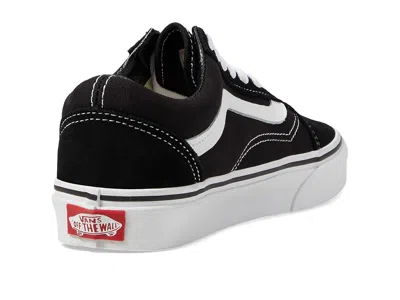 Vans Ua Old Skool Stackforms Black/true White In Black