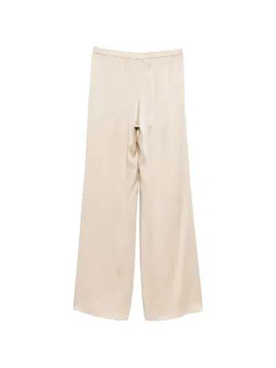 Antonelli Elasticated Palazzo Pants In Neutral