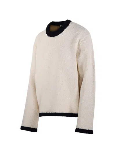 By Malene Birger Siena Sweater Black White Color Block In Neutral