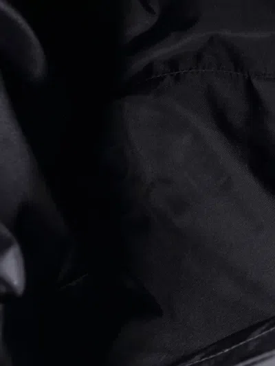 Pre-owned Gucci Techpack Embroidered Techno Canvas Backpack In Black