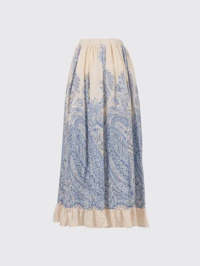 Etro Paisley-pattern Skirt In Neutral