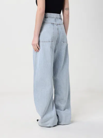 Entire Studios Gem Logo-patch Belt-loop Jeans In Blue