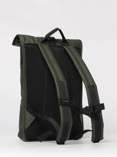 Rains Rolltop Waterproof Backpack In Green