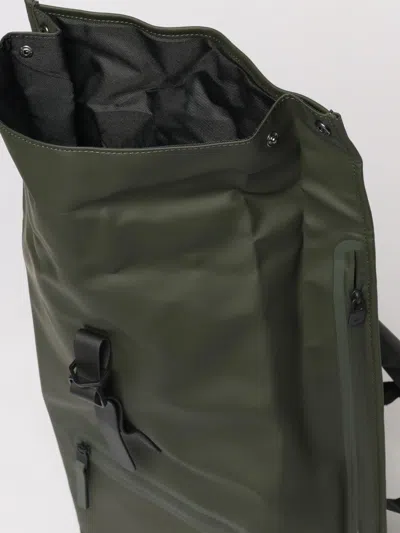Rains Rolltop Waterproof Backpack In Green