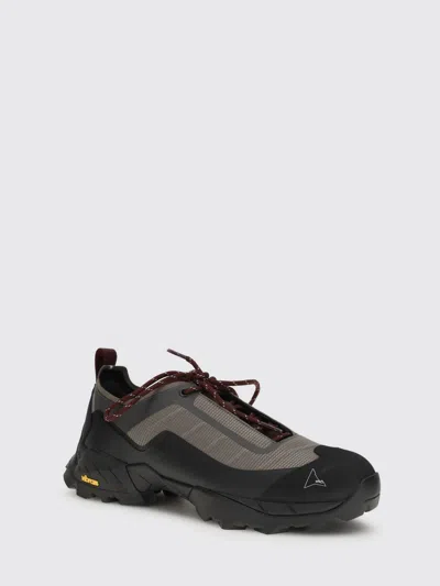Roa Multicolor Polyester Athletic Sneakers In Black