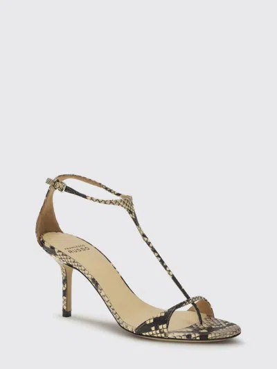 Francesco Russo Python-print Leather Sandals In Animal Print