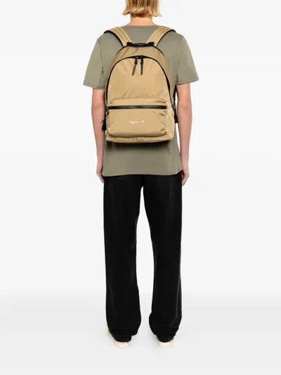 Agnès B. Fred Backpack In Neutral