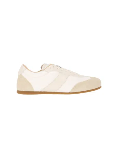 Lemaire Soft Runner Sneakers Low Profile Design In Neutral