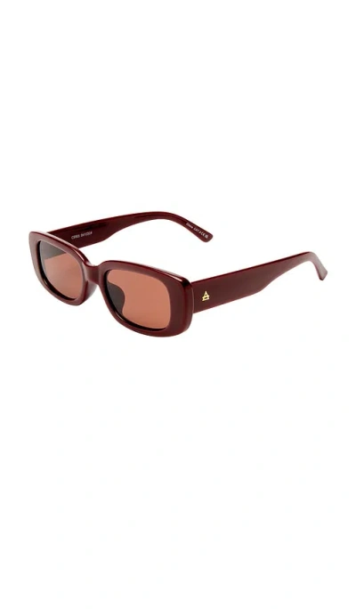 Aire Ceres 51mm Rectangular Sunglasses In Brown