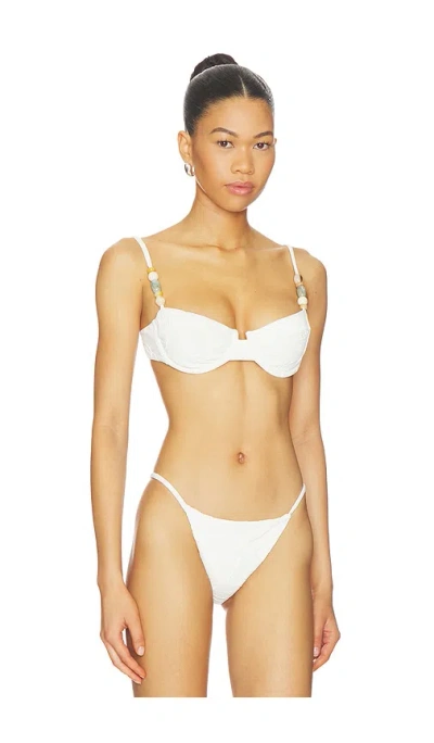 Devon Windsor Poppy Top In White