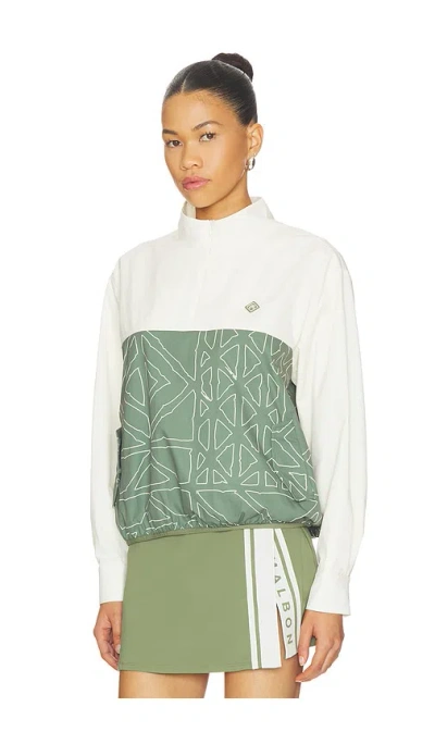 Malbon Golf Rosa Pullover In Green