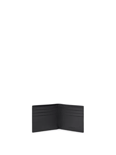 Off-white Diagonal Bifold Wallet In Black