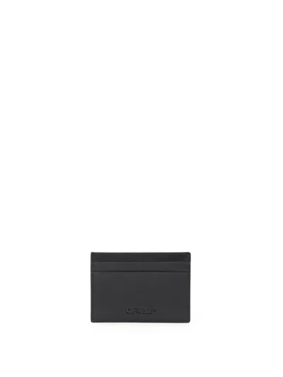 Off-white Diagonal Card Case In Black