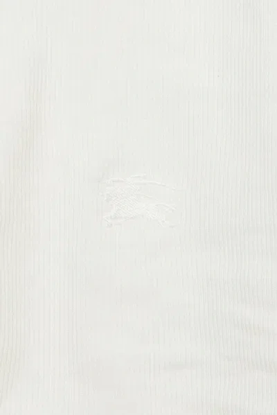 Burberry Fitted Tee In White