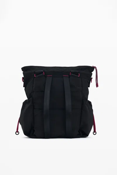 Desigual Medium Black Backpack In Black
