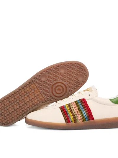 Dsquared2 Stripe Panel Trainers In Neutral