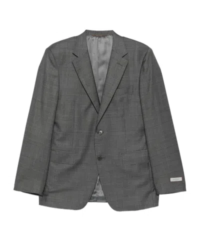 Canali Single-breasted Buttoned Suit In Gray
