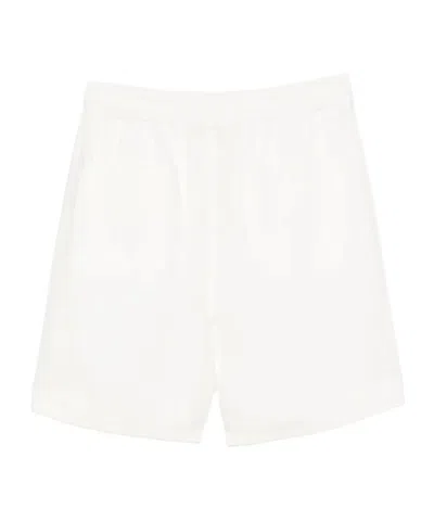 Eleventy Drawstring Deck Shorts In White