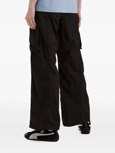 Chocoolate Logo-patch Cargo Pants In Black