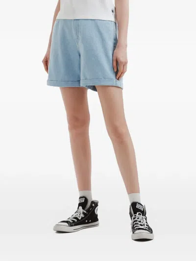 Chocoolate Roll-cuff Shorts In Blue