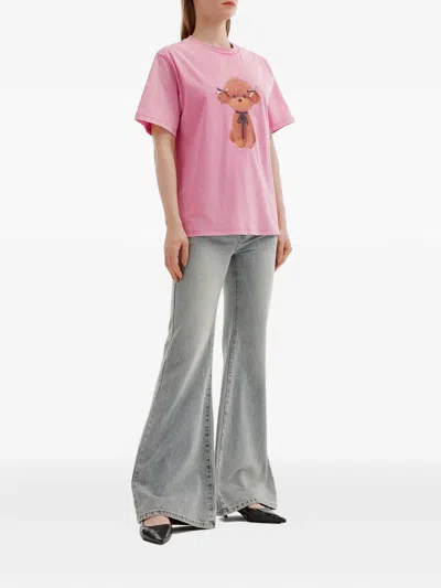 B+ab Graphic-print T-shirt In Pink