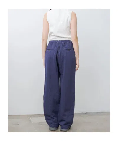 Studio Nicholson Sonny Relaxed Drawstring Pants In Blue