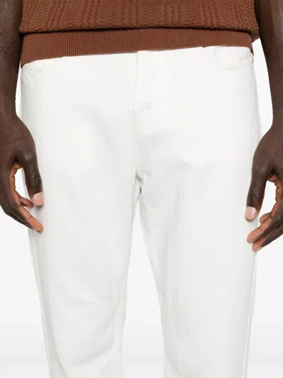 Eleventy Five-pockets Jeans In White