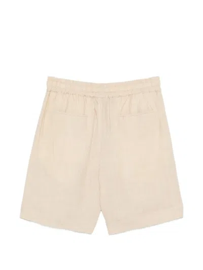 Eleventy Drawstring Deck Shorts In Neutral