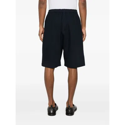 Studio Nicholson Drawstring Shorts In Black