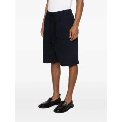 Studio Nicholson Drawstring Shorts In Black