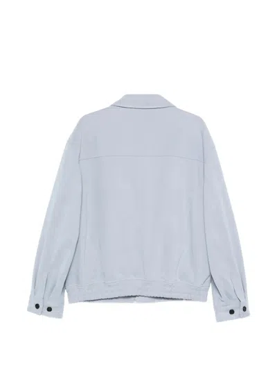 Dunst Reversible Bomber Jacket In Blue