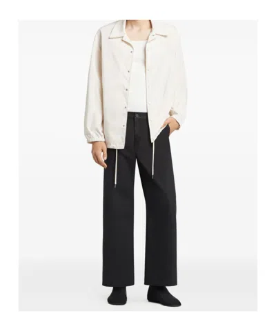 Courrèges Buttoned Shirt Jacket In White
