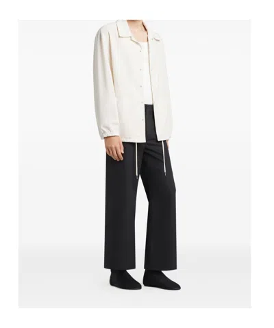 Courrèges Buttoned Shirt Jacket In White