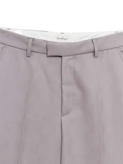 Second / Layer Belt-loop Trousers In Gray