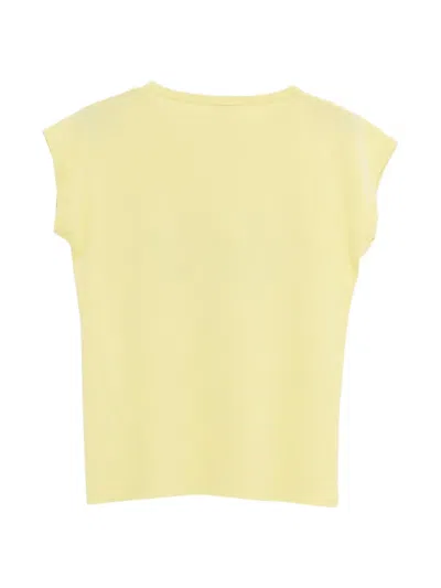 Second / Layer Crew-neck T-shirt In Yellow