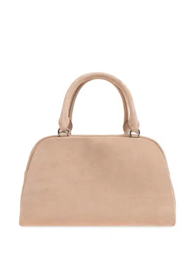 Givenchy Antigona East-west Medium Suede Top Handle Bag In Nude