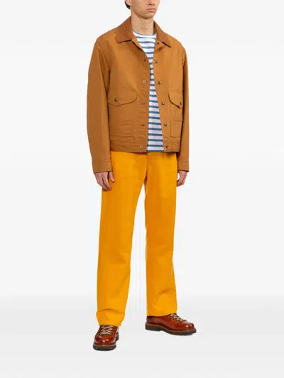 Junya Watanabe X Filson Check-pattern Flap-pocket Jacket In Brown