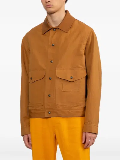 Junya Watanabe X Filson Check-pattern Flap-pocket Jacket In Brown