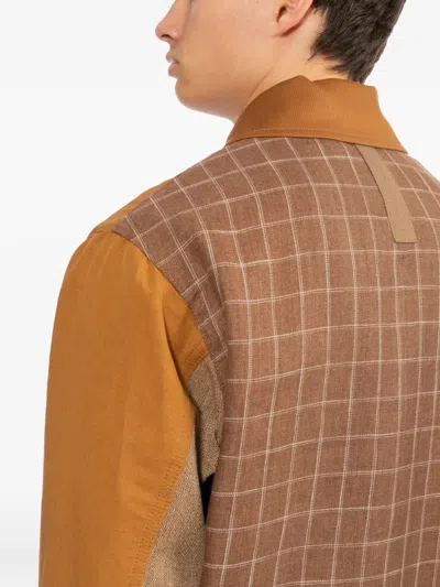 Junya Watanabe X Filson Check-pattern Flap-pocket Jacket In Brown