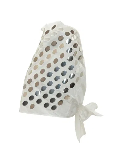 Iro Dixie Disc Tie Top In Silver