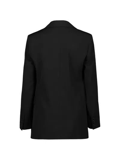 The Row Single-breasted Wool Blazer In Black