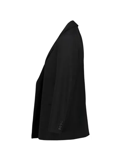 The Row Single-breasted Wool Blazer In Black