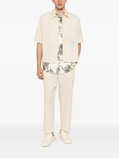 Imperial Drawstring Trousers In Neutral