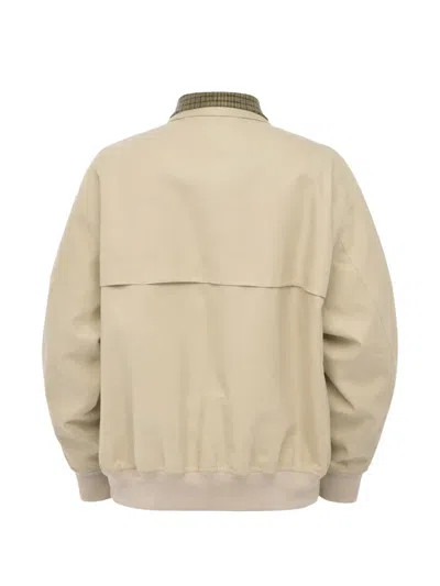 Givenchy Oversized Zip Jacket In Neutral