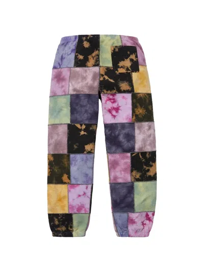Supreme Patchwork Tie-dye Track Pants In Multi
