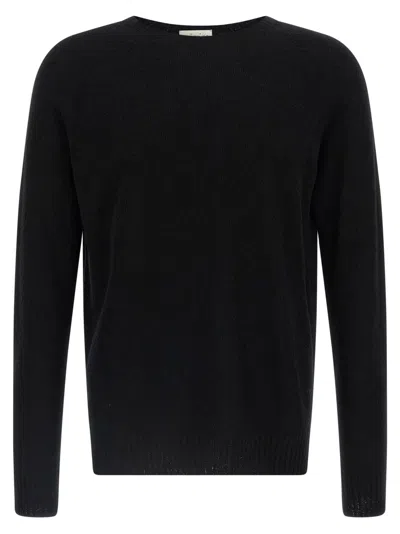 Ma'ry'ya Black Spongy Effect Sweater In Black