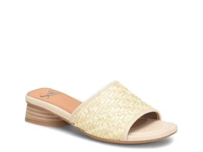 Söfft Sahara Slide Sandal In Brown