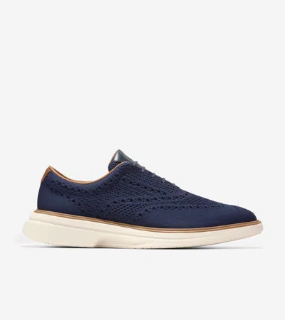 Cole Haan Originalgrand Cityspectre Stitchlite Wingtip In Blue