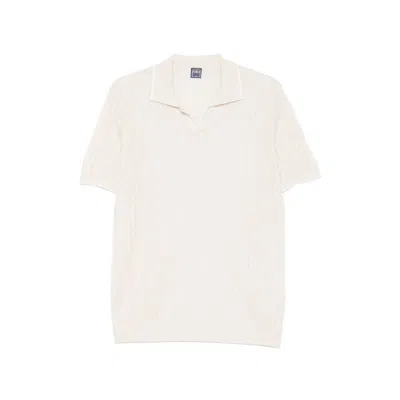 Fedeli Fine-knit T-shirt In Neutral