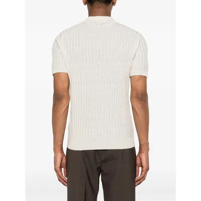 Fedeli Fine-knit T-shirt In Neutral